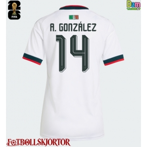 Mexiko Armando Gonzalez #14 Bortatröja Dam VM 2026 Kortärmad